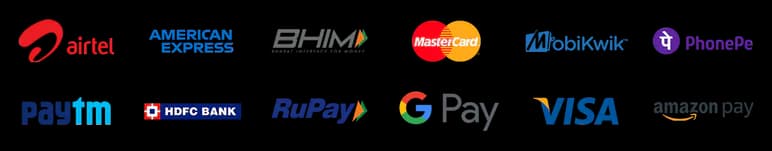 Accepted payment methods